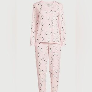 JOYSPUN Pink Penguin Print Pajamas XL (16-18)
